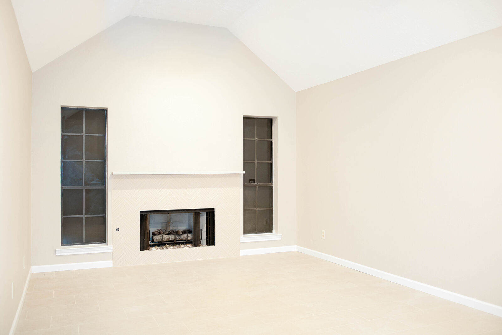 Living room after renovation
