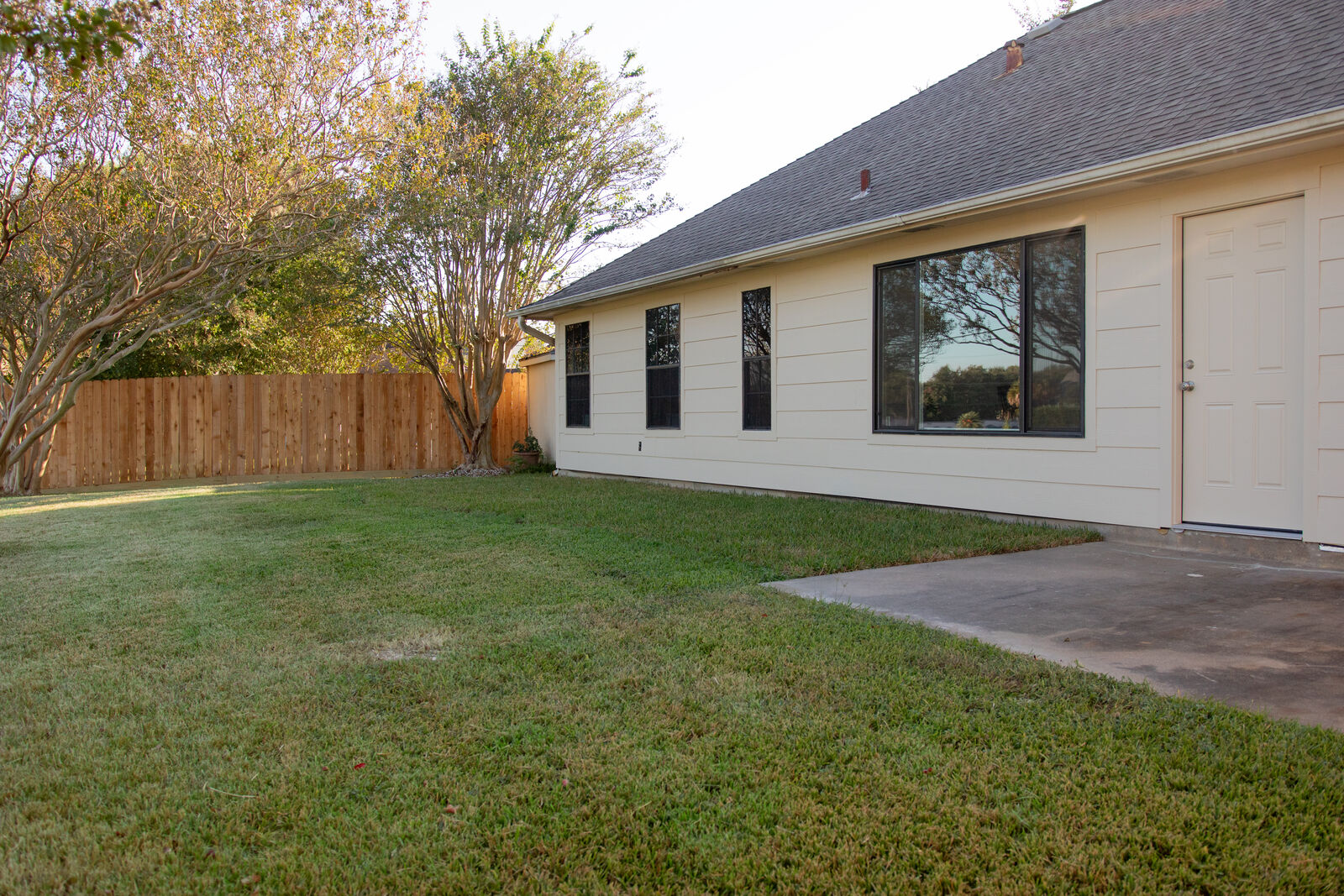 Rear exterior and yard